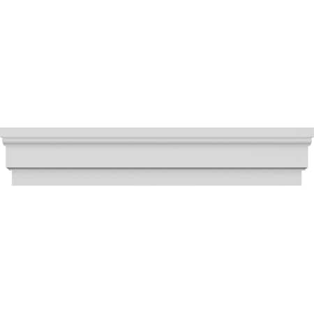 Ekena Millwork 106" Bottom Width x 110 5/8" Top Width x 12 7/8"H x 1 1/4"P Stannis Crosshead CRH13X106ST